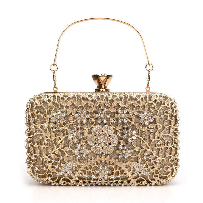 Women's Fashion Banquet Clutch All - matching Gold