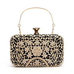 Women's Fashion Banquet Clutch All - matching Black