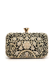 Women's Fashion Banquet Clutch All - matching Black