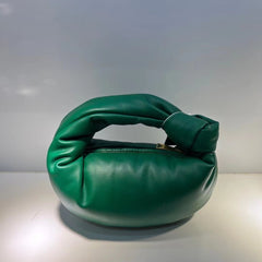 Women's Fashion Niche Cloud Clutch Bag Green