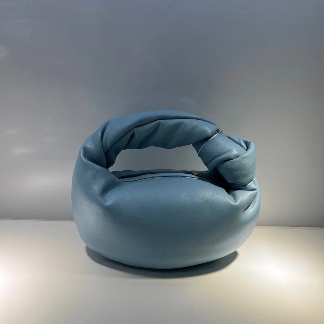 Women's Fashion Niche Cloud Clutch Bag Light Purple