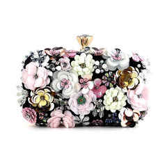 Women's Fashion Personality Banquet Clutch Black
