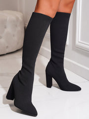 Women's Fashion Personalized Solid Color Boots Green