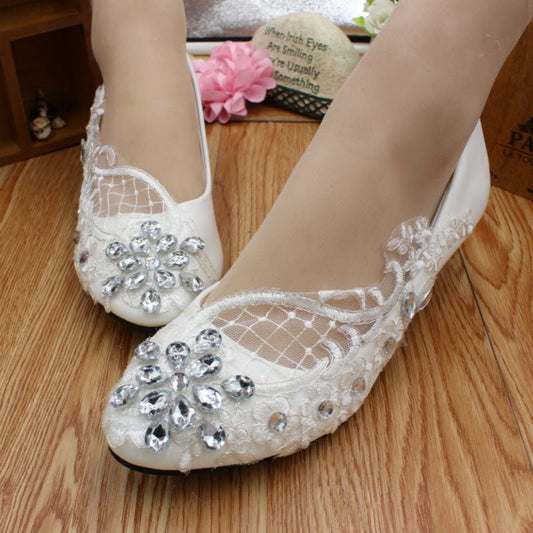 Women's Fashion Simple Low Heel Bridesmaid Shoes 3cm Heel