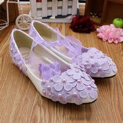 Women's Fashion Simple PU Bridesmaid Shoes 3cm Heel