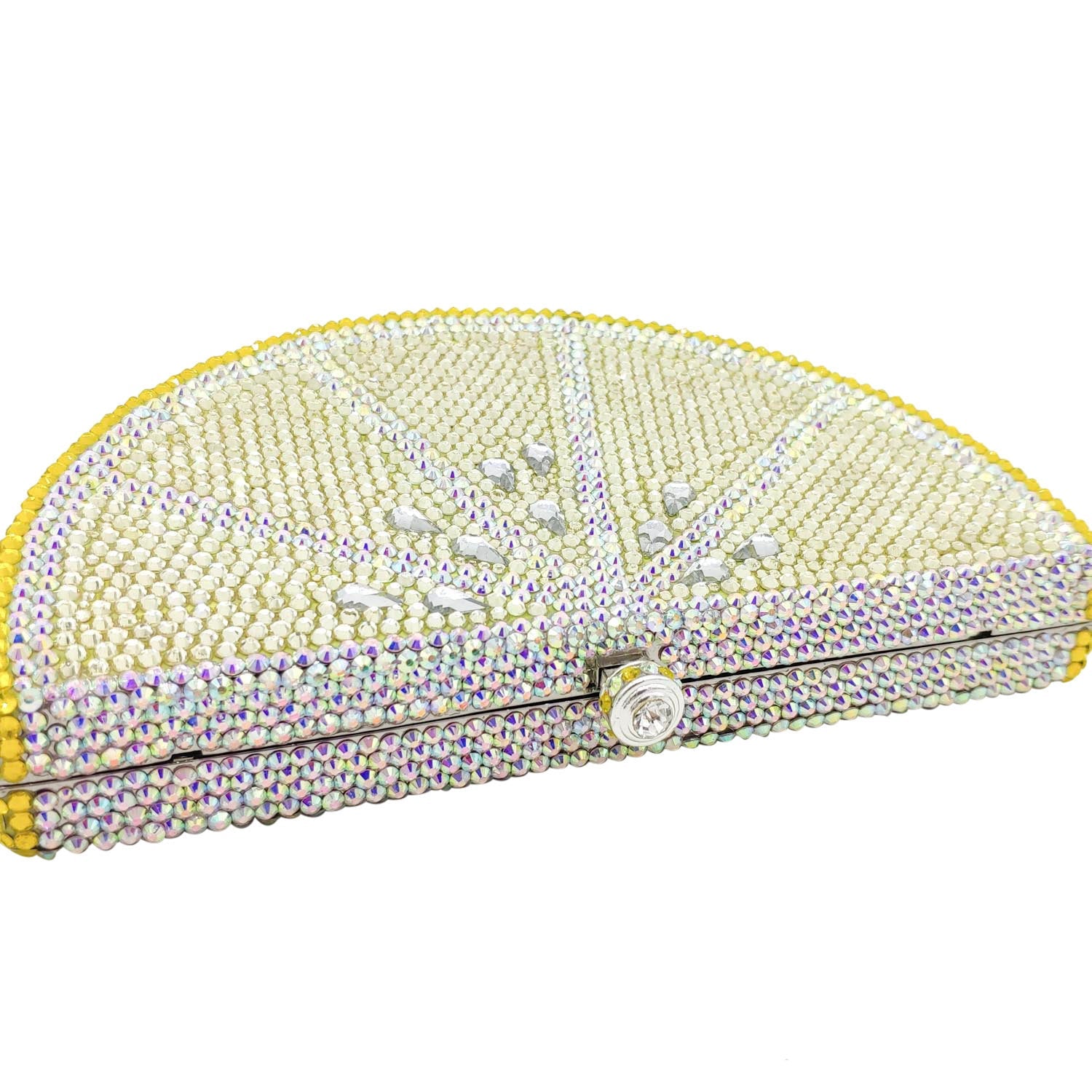 Women's Flat Bottom Diamond Party Clutch No 5 Color