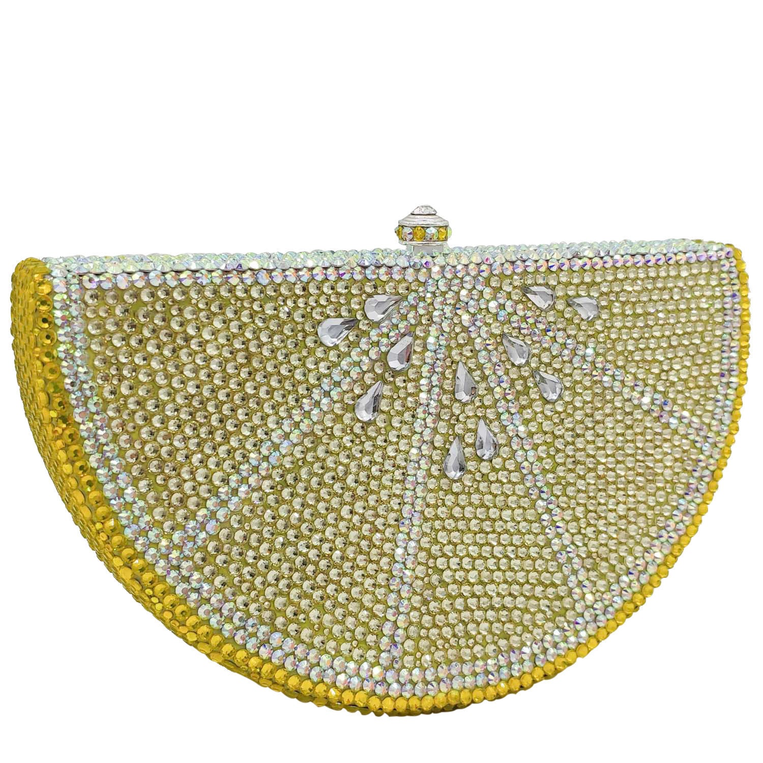 Women's Flat Bottom Diamond Party Clutch No 6 Color