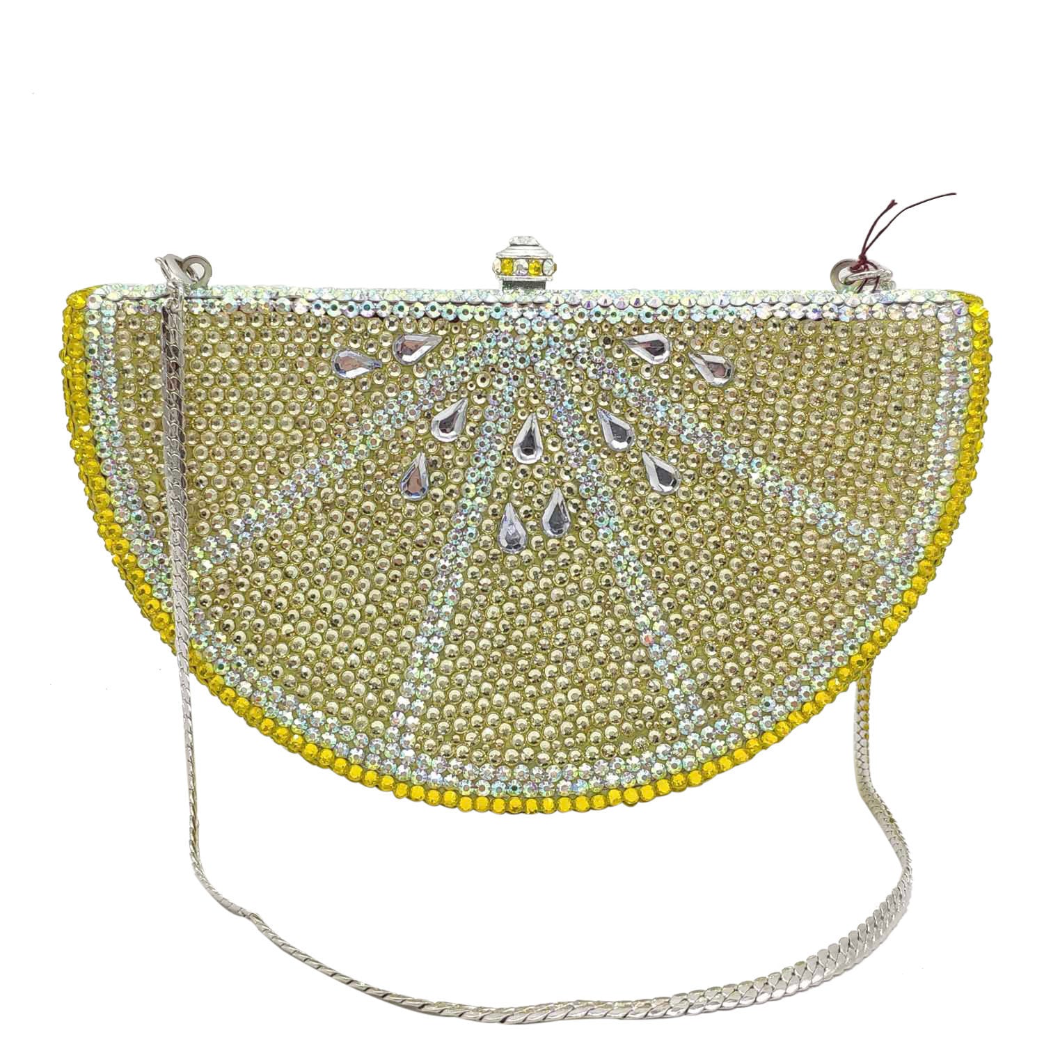 Women's Flat Bottom Diamond Party Clutch No 2 Color
