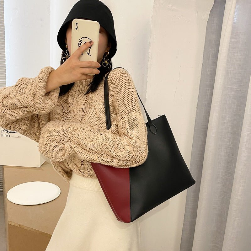 Women's Large - Capacity Clutch Bag - Autumn Western Style Tote White