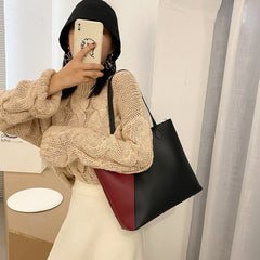Women's Large - Capacity Clutch Bag - Autumn Western Style Tote White