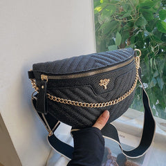 Women's One - shoulder Chain Crossbody Bag White