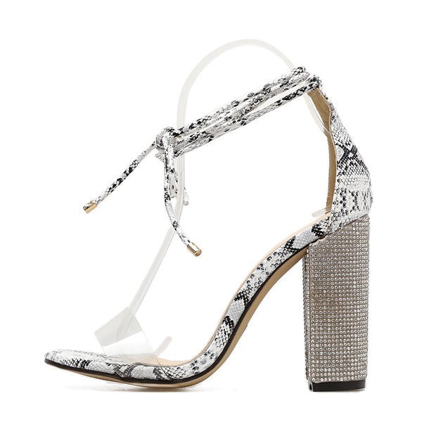 Women’s Rome Heeled Sandals Snake