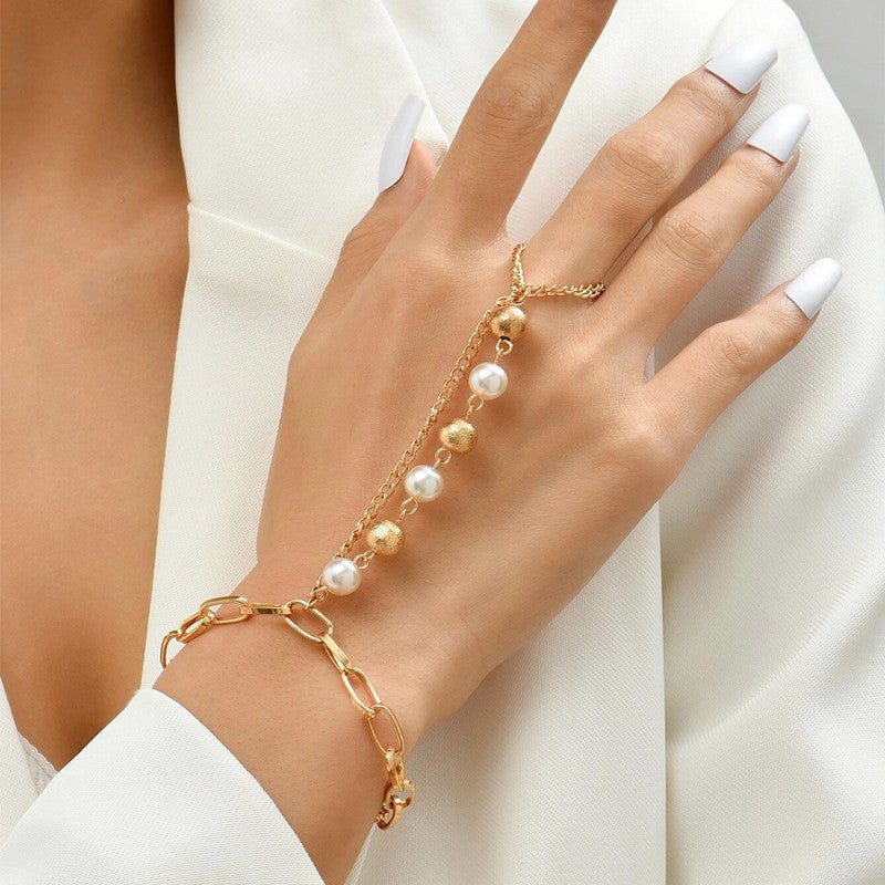 Women's Simple Classic Fashion Elegant Mitten - type Bracelet Silver