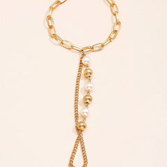 Women's Simple Classic Fashion Elegant Mitten - type Bracelet Silver