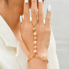 Women's Simple Classic Fashion Elegant Mitten - type Bracelet Silver