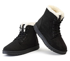 Women's Snow Boots – Stylish and Warm Winter Footwear Black