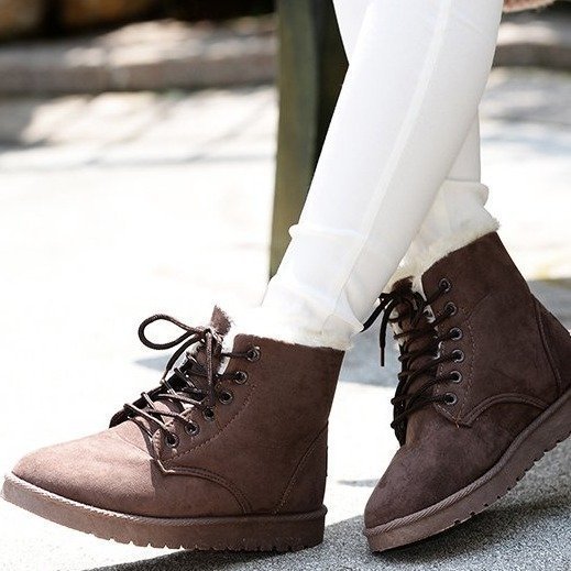 Women's Snow Boots – Stylish and Warm Winter Footwear Coffee
