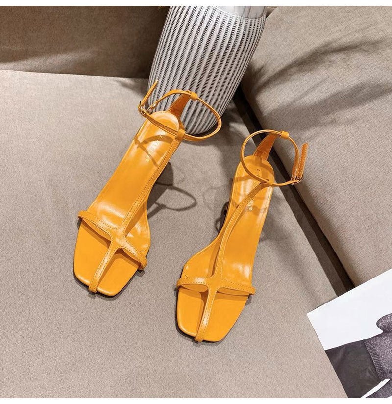 Women's Stylish Sandals – Comfort Meets Fashion for Every Occasion Yellow