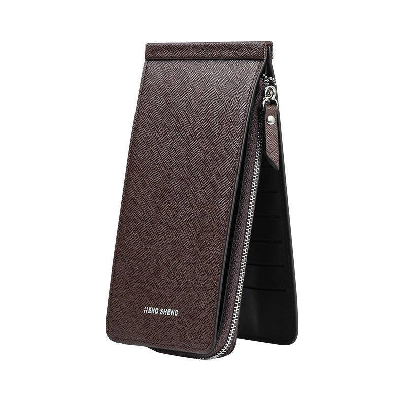 Women's Wallet Long Zip Clutch 13850 Brown