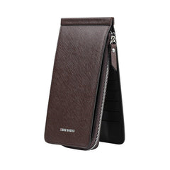 Women's Wallet Long Zip Clutch 13850 Brown