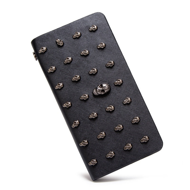 Women's zipper clutch bag Black