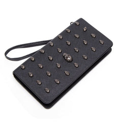 Women's zipper clutch bag Black