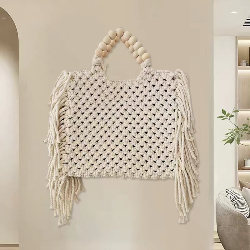 Woven Clutch Women's Crossbody Mini Phone Bag White