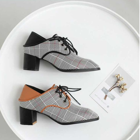 Spring New Single Shoes – Women’s Lazy Lace-Up Shoes