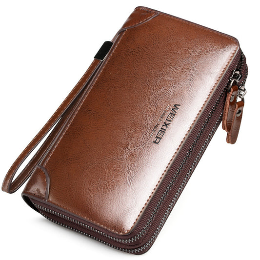 Classic Men's Leather Clutch Purse