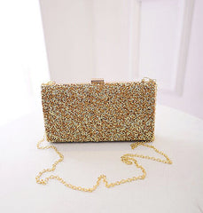 Diamond-Encrusted Elegant Clutch Bag for Party Events