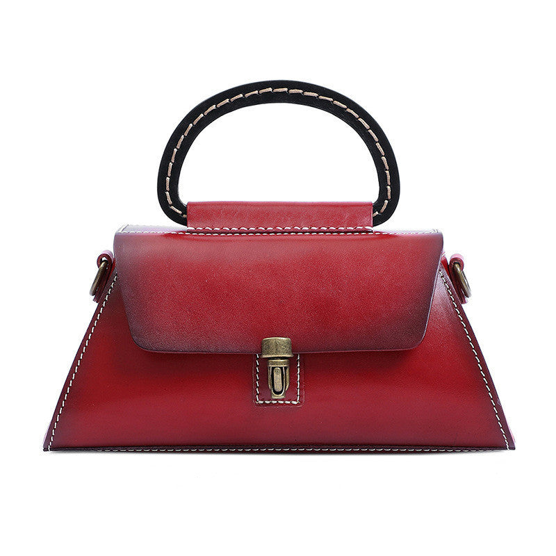 Elegant Tree Cream Clutch - Stylish Female Leather Handbag