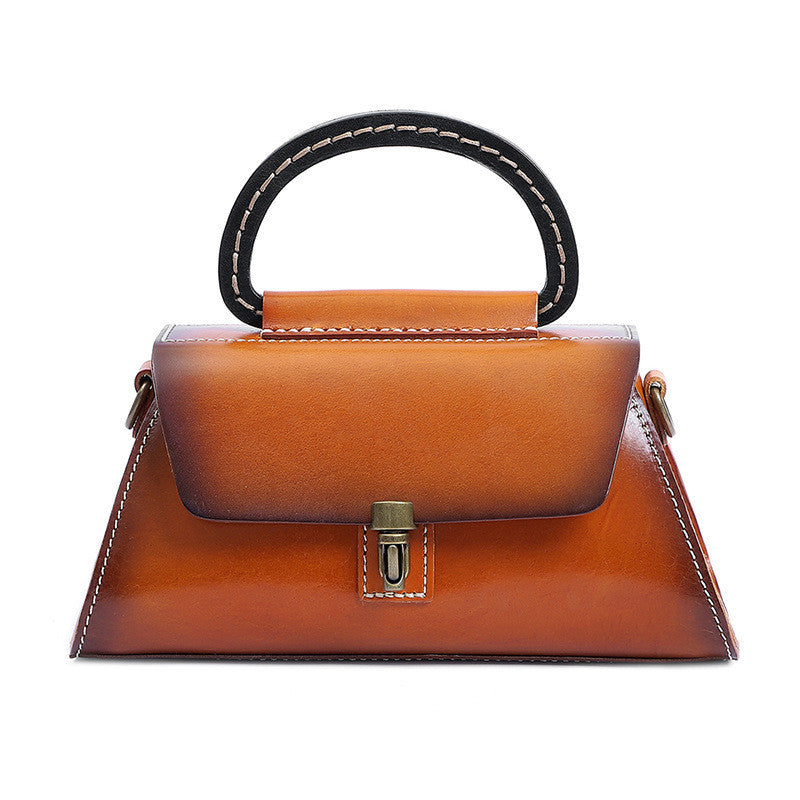 Elegant Tree Cream Clutch - Stylish Female Leather Handbag