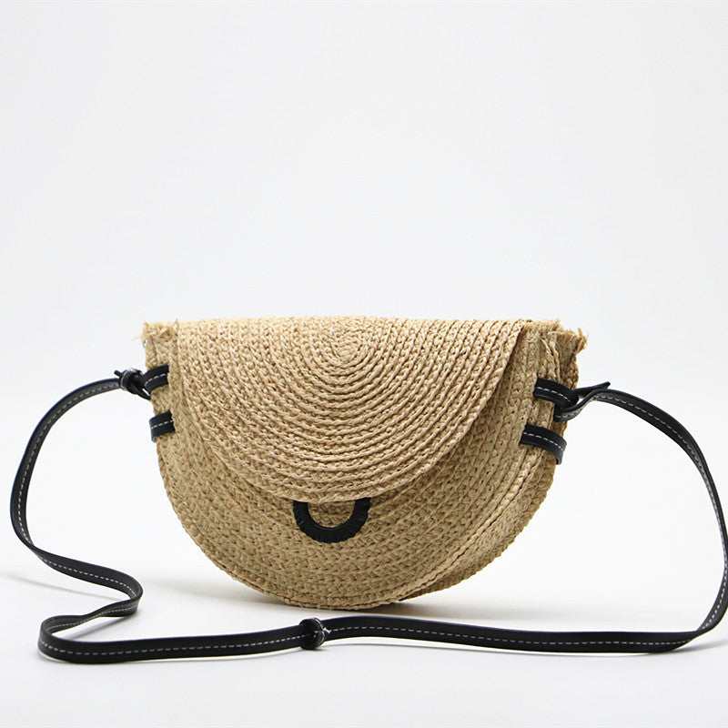 New Style Straw Clutch - Woven Raffia Shoulder Bag