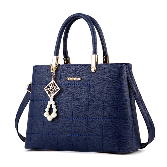 European-American Clutch - Fashionable Hair Ball Handbag for Women