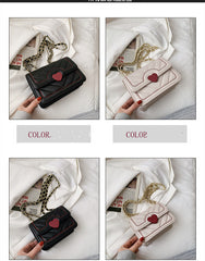 Stylish Chain Messenger Clutch Bag: Trendy Underarm Design