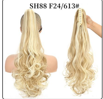 Wholesale Fluffy Natural Lifelike Claw Clip Wig Ponytail 31Style