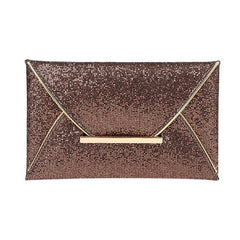 Sequin glitter clutch