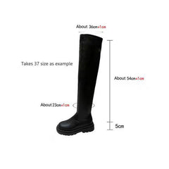 Thick Sole Knee High Boots For Women