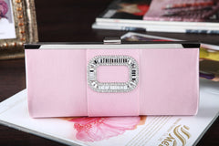 Banquet Buckle Square Diamond Clutch Hand Bag