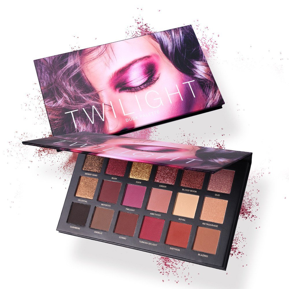 18 - Color Eyeshadow Palette Matte Shimmer Velvet Collection Set 02