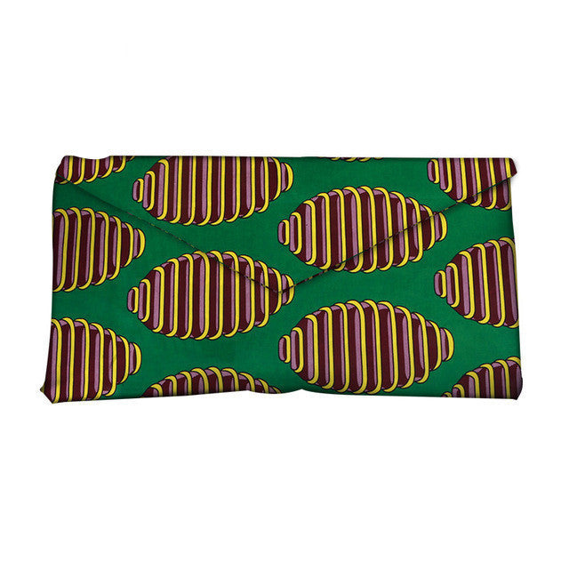 African-Inspired Vibrant Print Clutch Bag for Women