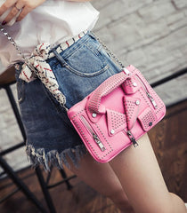 Clothes Rivet Clutch Bag