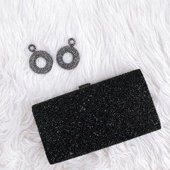 Diamond-Encrusted Elegant Clutch Bag for Party Events