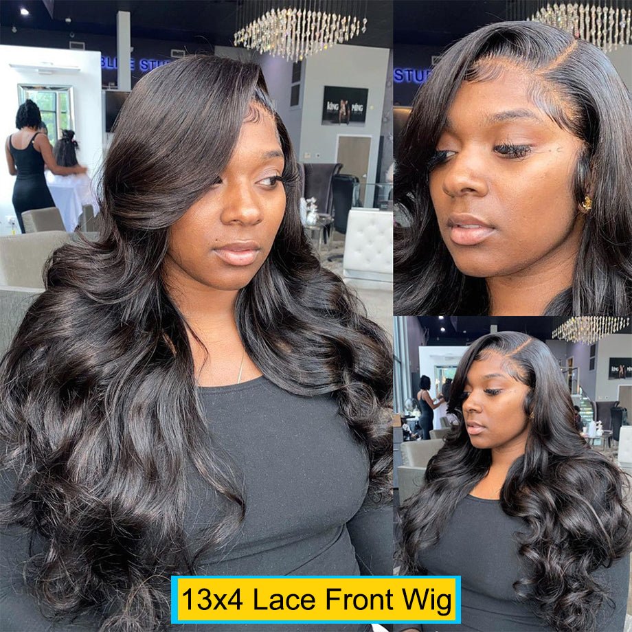 360 Body Wave Full Lace Front Human Hair Wig 8inchbodywavewig