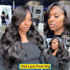 360 Body Wave Full Lace Front Human Hair Wig 8inchbodywavewig