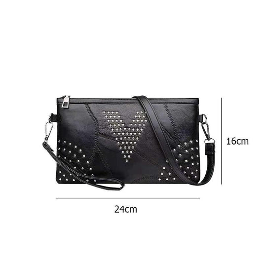 All-Match Lambskin Clutch Bag for Ladies