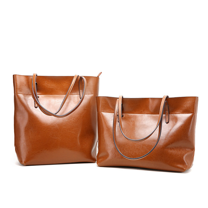 Leather Clutch Bag – Casual Wax Cowhide, Wholesale