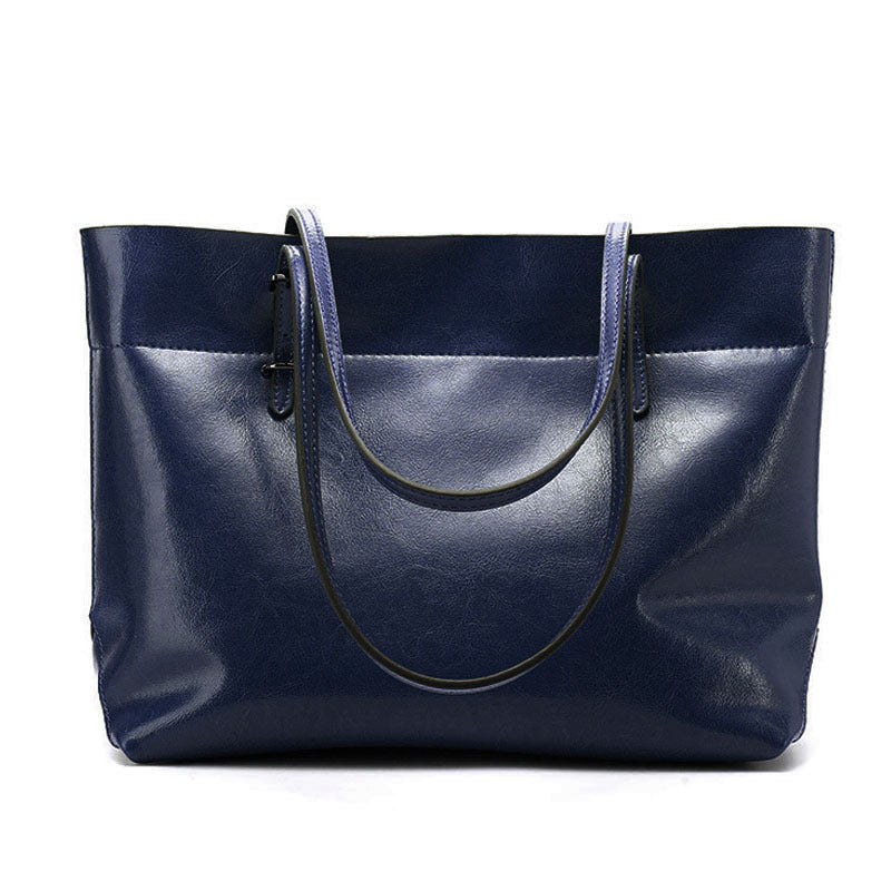Leather Clutch Bag – Casual Wax Cowhide