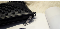 Women's Black Clutch Bag All-match Portable