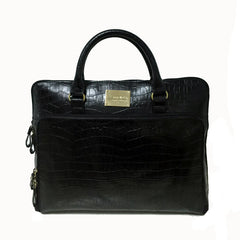 Versatile Ladies Faux Leather Laptop Briefcase with Clutch